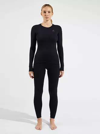 ODLO | Tight intimi da donna Natural Merino 200 | schwarz